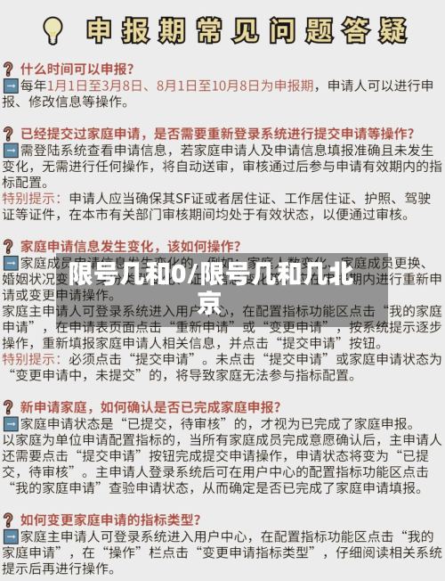 限号几和0/限号几和几北京-第3张图片