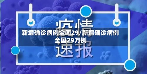 新增确诊病例全国29/新增确诊病例全国29万例