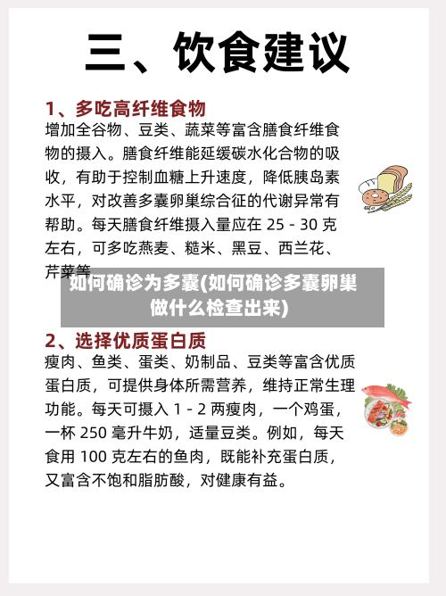 如何确诊为多囊(如何确诊多囊卵巢做什么检查出来)