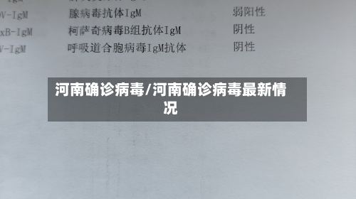 河南确诊病毒/河南确诊病毒最新情况-第2张图片