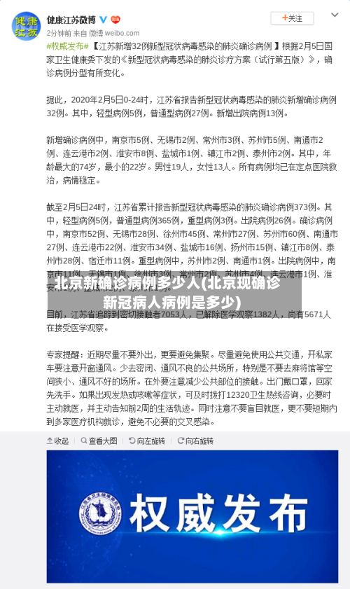 北京新确诊病例多少人(北京现确诊新冠病人病例是多少)-第2张图片
