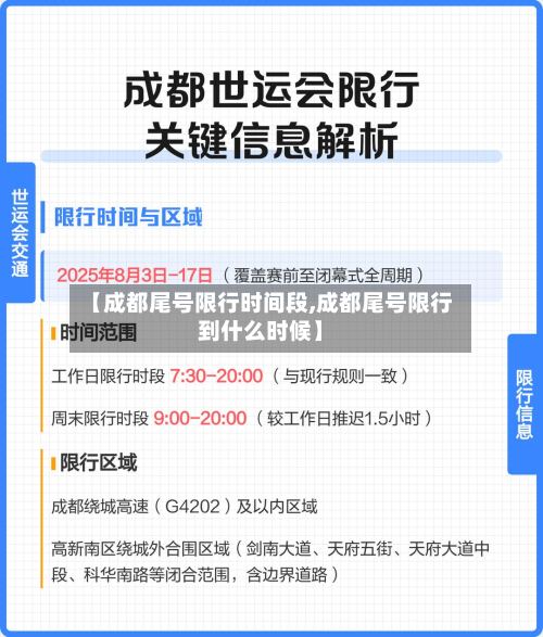 【成都尾号限行时间段,成都尾号限行到什么时候】