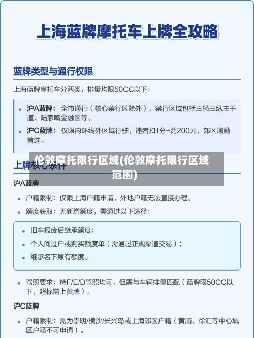 伦敦摩托限行区域(伦敦摩托限行区域范围)-第2张图片