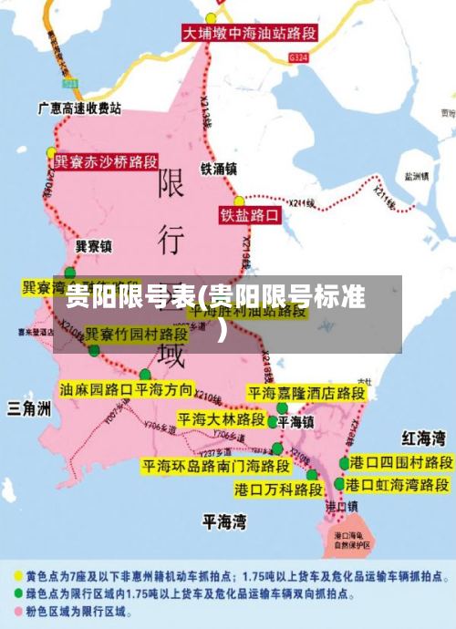 贵阳限号表(贵阳限号标准)