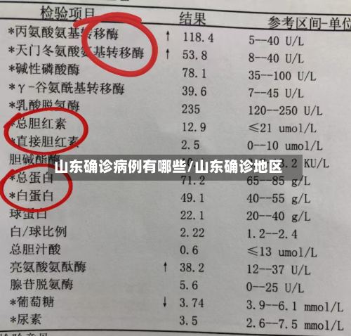 山东确诊病例有哪些/山东确诊地区