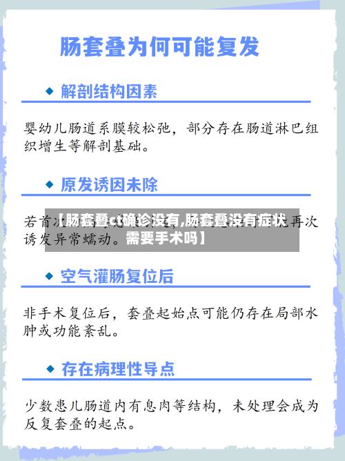 【肠套叠ct确诊没有,肠套叠没有症状需要手术吗】-第3张图片
