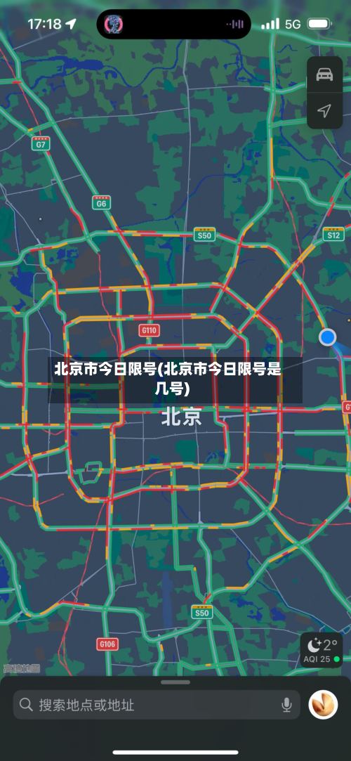北京市今日限号(北京市今日限号是几号)