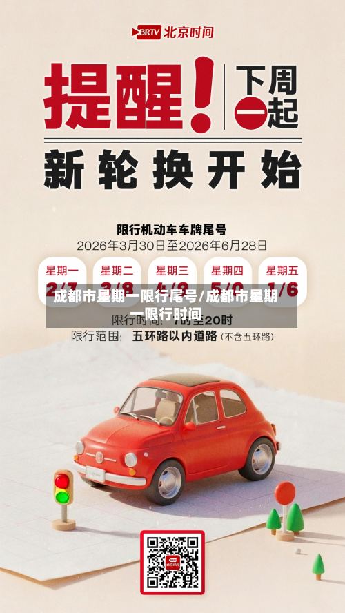 成都市星期一限行尾号/成都市星期一限行时间