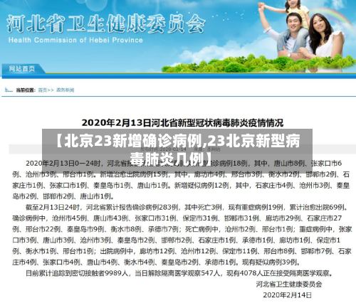 【北京23新增确诊病例,23北京新型病毒肺炎几例】
