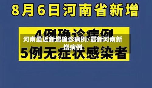 河南最近新增确诊病例/最新河南新增病例-第3张图片