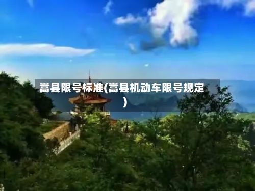 嵩县限号标准(嵩县机动车限号规定)