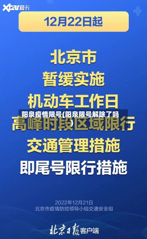 阳泉疫情限号(阳泉限号解除了吗)
