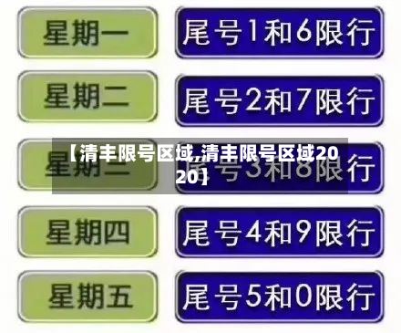 【清丰限号区域,清丰限号区域2020】-第3张图片