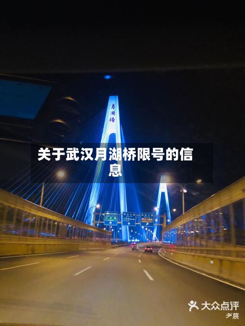关于武汉月湖桥限号的信息