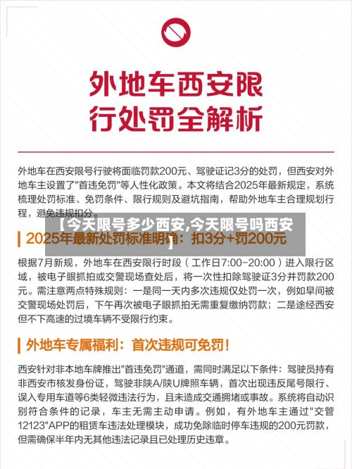 【今天限号多少西安,今天限号吗西安】