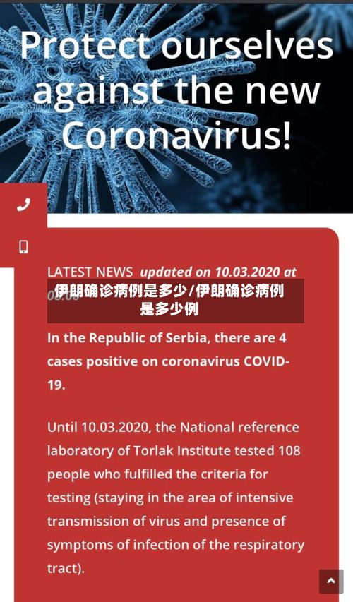 伊朗确诊病例是多少/伊朗确诊病例是多少例-第2张图片