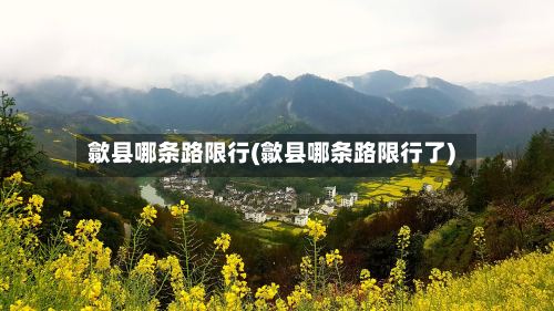 歙县哪条路限行(歙县哪条路限行了)